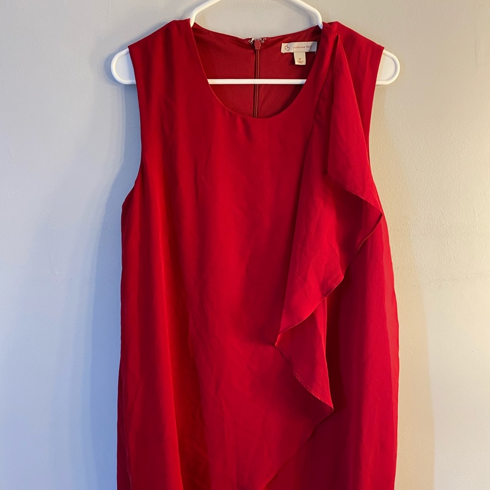 Red short formal dress